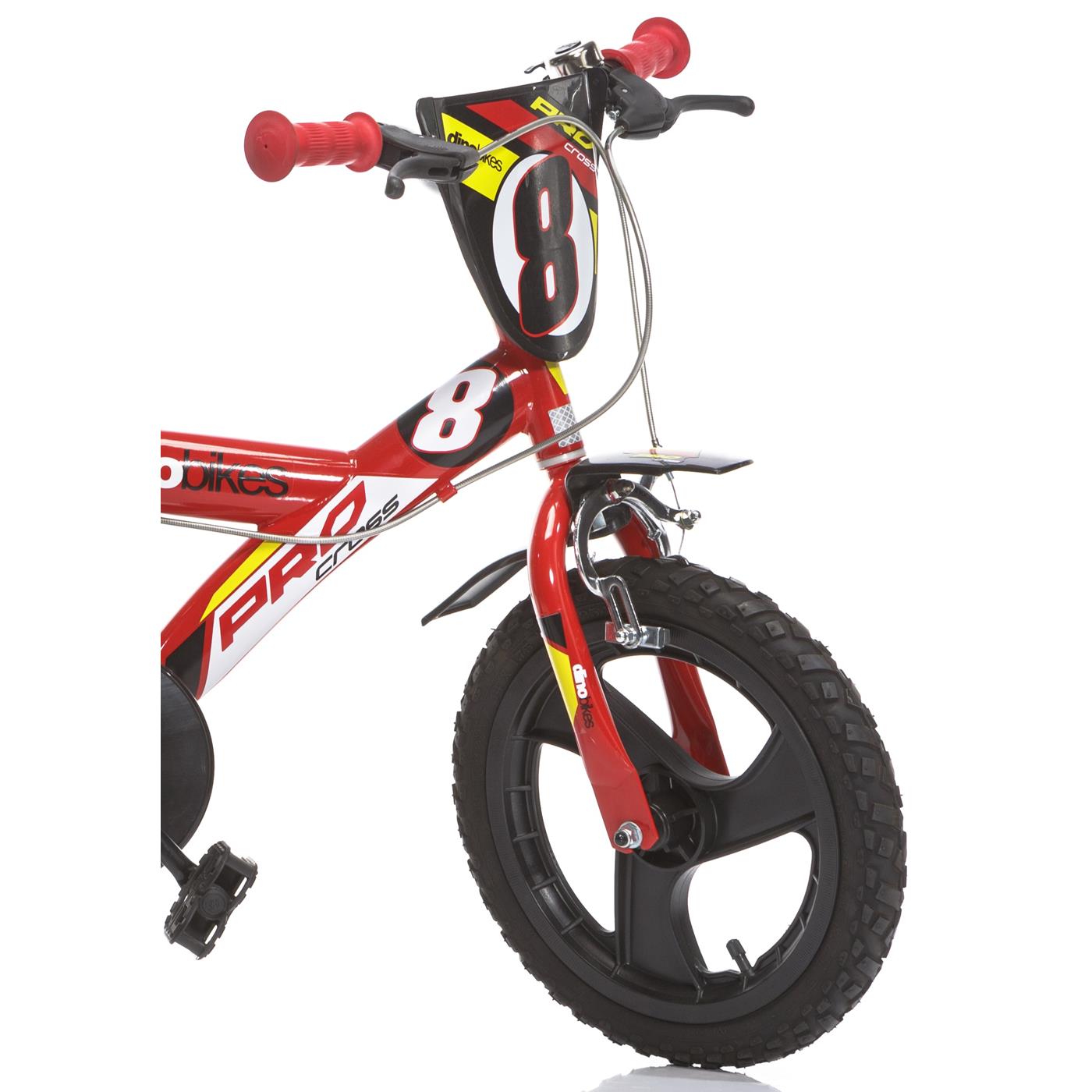 Dino Jongensfiets Pro Cross 16 inch rood