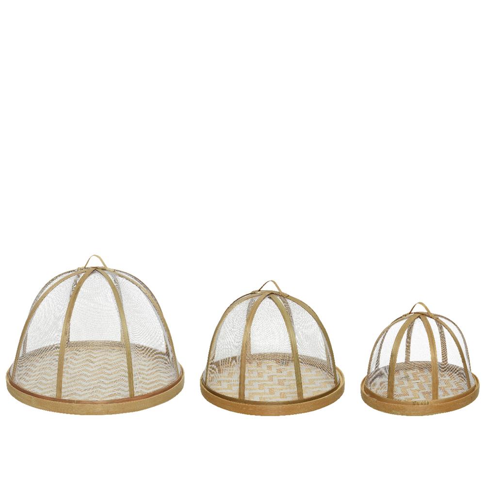 Foodcoverset 3-delig bamboe
