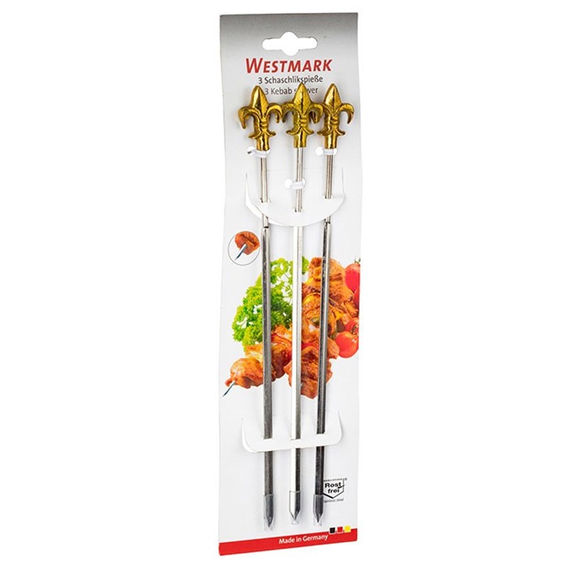 Westmark Vleesspies Lilie RVS 3 stuks